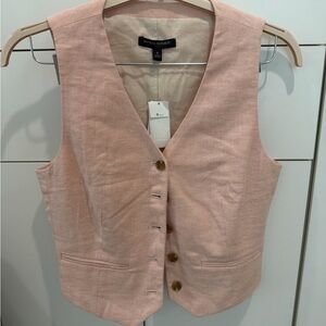 Banana Republic Pink Linen Matching Set